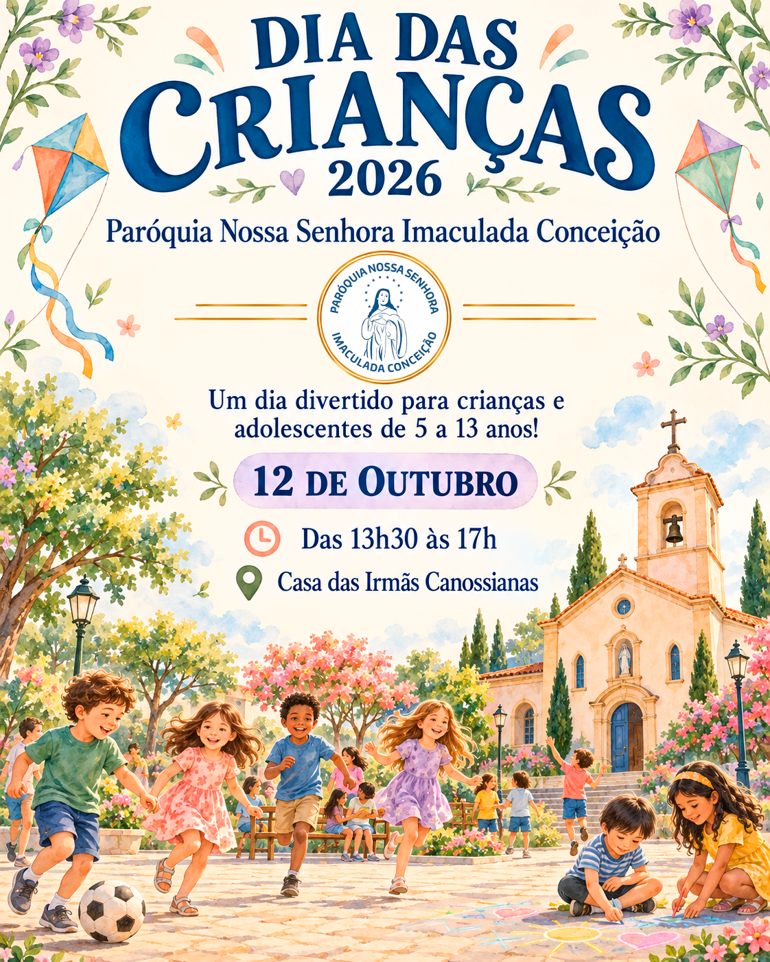 Crianças Dia 12 - clique para se inscrever